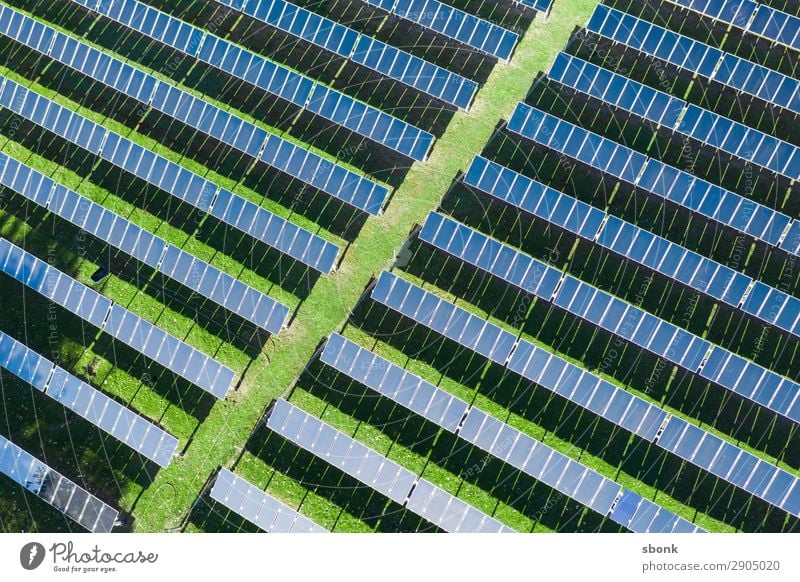 Solar Farm Energiewirtschaft Erneuerbare Energie Sonnenenergie Klima solar solar energy renewable climate Farbfoto