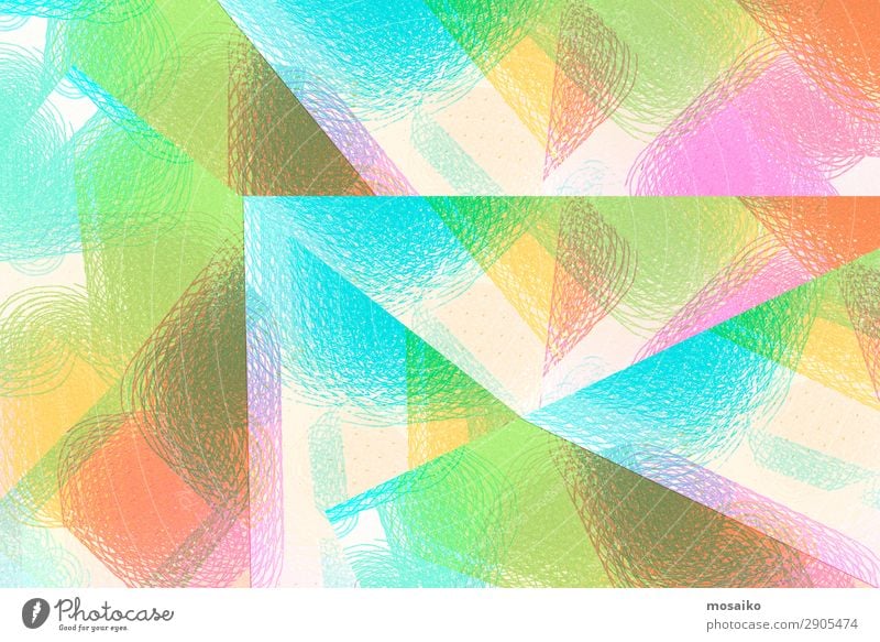 Farbenfroh - Mustermix, abstraktes Design Lifestyle elegant Stil Freude Leben harmonisch Wohlgefühl Zufriedenheit Sinnesorgane Kunst Kunstwerk Vorsicht geduldig