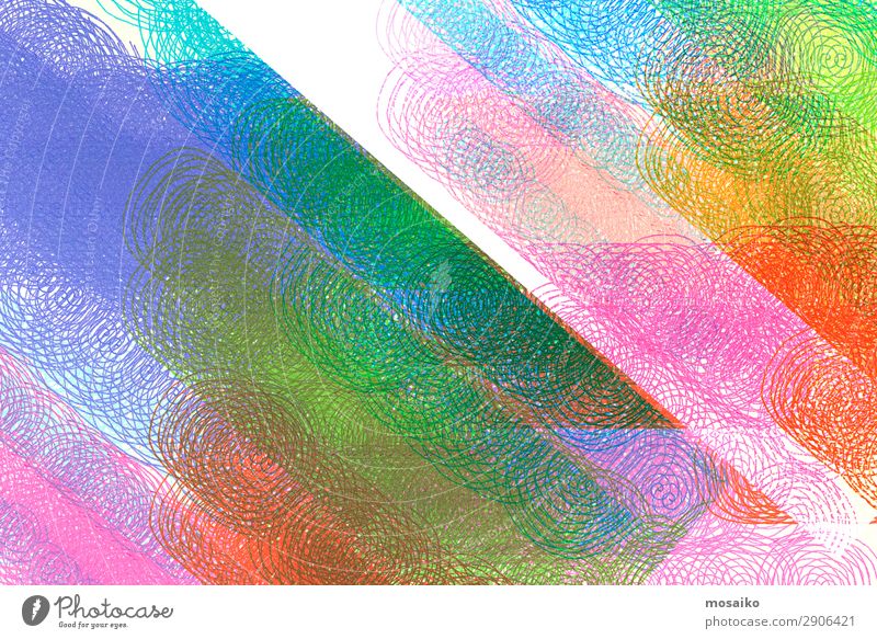 abstraktes Design - bunte Spiralen - grafische Formen Lifestyle elegant Stil Freude Kunst Kunstwerk ästhetisch einzigartig Farbe Perspektive Präzision