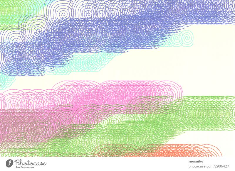 Farbspiel - Spiralen Lifestyle kaufen Reichtum elegant Stil Design Freude Glück Leben harmonisch Wohlgefühl Meditation Kunst Zeichen ästhetisch Inspiration