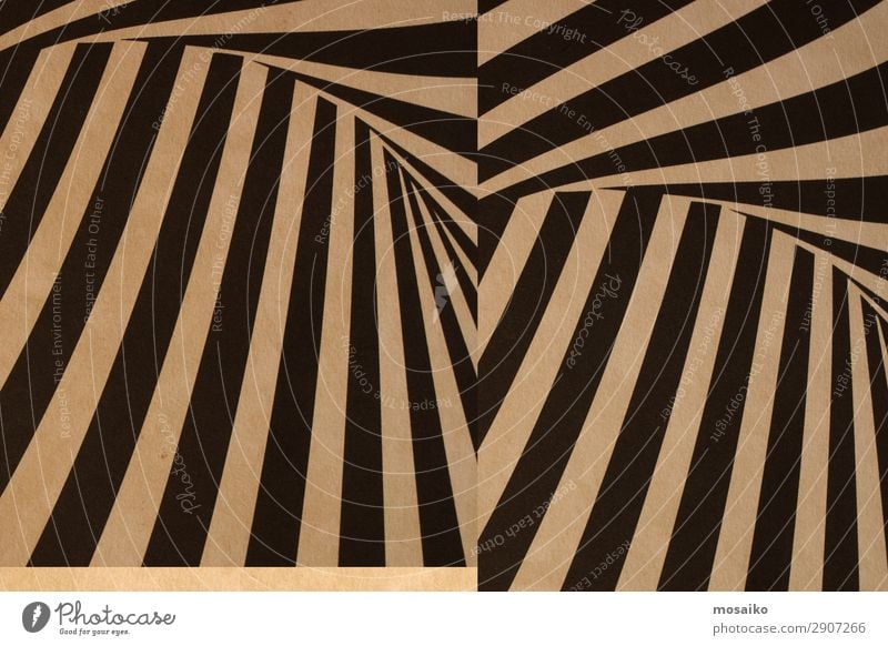 schwarze Streifen auf Papierstruktur - Hintergrundgestaltung Lifestyle Reichtum elegant Stil Design Dekoration & Verzierung Tapete Kunst Kunstwerk Spielen