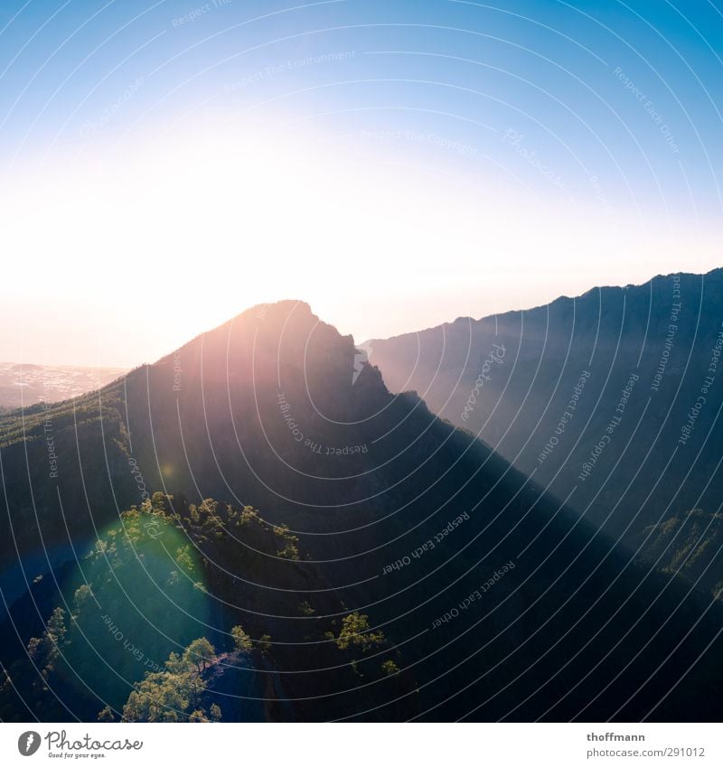 La Palma Freizeit & Hobby Ferien & Urlaub & Reisen Ausflug Abenteuer Freiheit Insel Klettern Bergsteigen Fahrradfahren Natur Landschaft Himmel Horizont Sonne