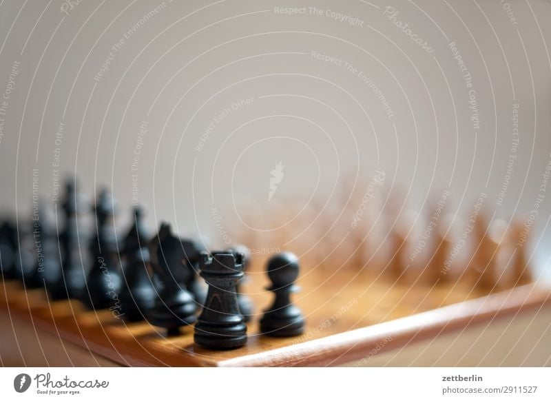 Chess again Anordnung Landwirt Beginn Brettspiel grundaufstellung grundstellung König Läufer Schach Schachbrett Schachfigur schwarz Spielen Spielfigur springer
