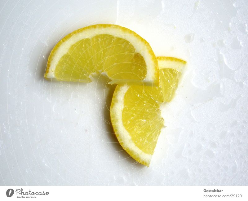 saure Stückchen Zitrone gelb Hälfte Vitamin C Gesundheit gestaltbar Frucht Wut Teile u. Stücke Fensterscheibe
