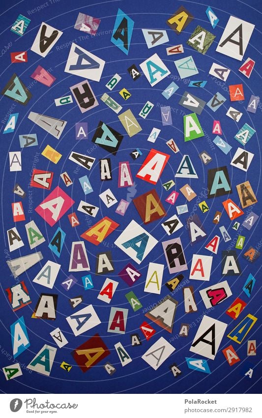 #A# AMIX Kunst ästhetisch Buchstaben Buchstabensuppe Buchstabennudeln Mischung Typographie viele Schriftzeichen Schriftstück Farbfoto mehrfarbig Innenaufnahme