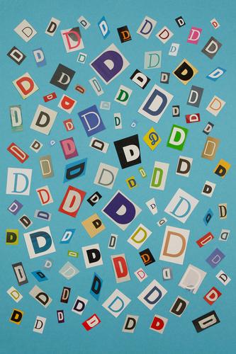 #A# DMIX Kunst ästhetisch d Buchstaben Buchstabensuppe viele Typographie Kreativität Idee gestalten Farbfoto mehrfarbig Innenaufnahme Studioaufnahme Nahaufnahme