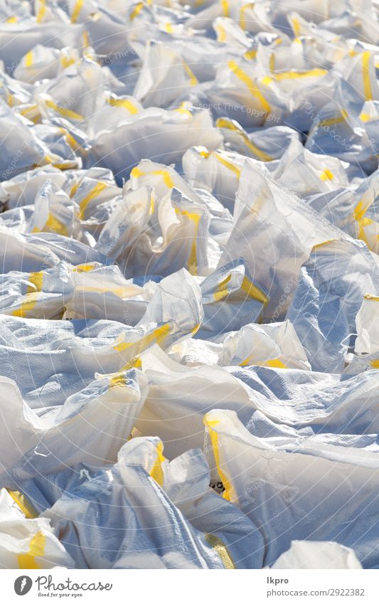 Afrika viele Plastiktüten voller Salz Behandlung Wellness Erholung Spa Massage Meer Wohnung Industrie Business Container Rudel Papier Verpackung Kunststoff