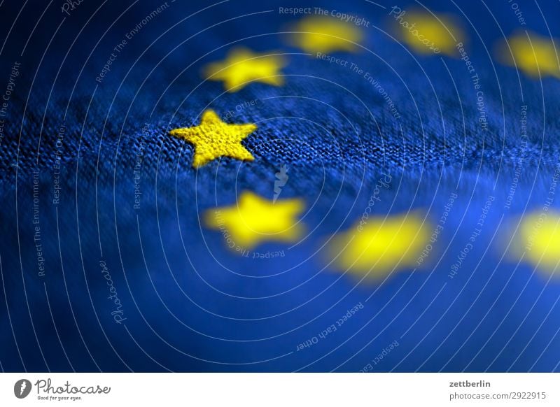 Puls von Europa Baumwolle blau Design euro Europafahne Fahne Falte gelb Stoff gold Kreis Stern (Symbol) Symbole & Metaphern Textilien Wahrzeichen exit brexit