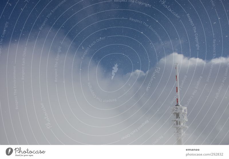 Wolkenturm Technik & Technologie Wissenschaften Fortschritt Zukunft High-Tech Telekommunikation Informationstechnologie Natur Landschaft Luft Himmel Klima