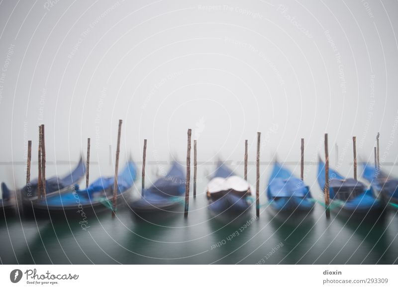 Im Nebel -1- Ferien & Urlaub & Reisen Tourismus Sightseeing Städtereise Wasser Wetter schlechtes Wetter Venedig Italien Stadt Hafenstadt Menschenleer