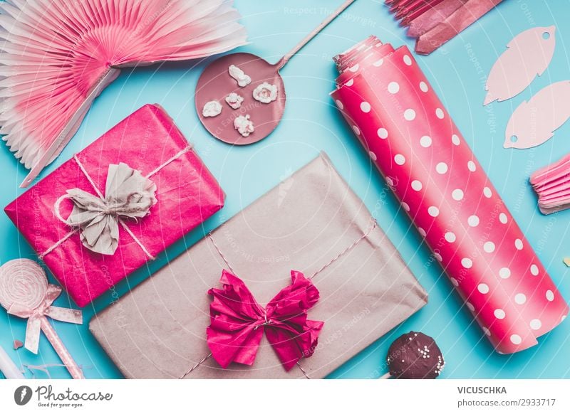 Geschenkboxen und Dekoration für Geburtstagsparty Süßwaren Schokolade kaufen Design Freude Tisch Party Veranstaltung Feste & Feiern Papier Verpackung