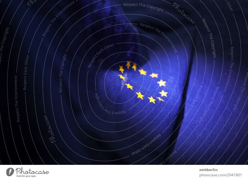 EU Baumwolle blau brexit Design euro Europa Europafahne Fahne Falte gelb Stoff gold Kreis Stern (Symbol) Symbole & Metaphern Textilien Wahrzeichen