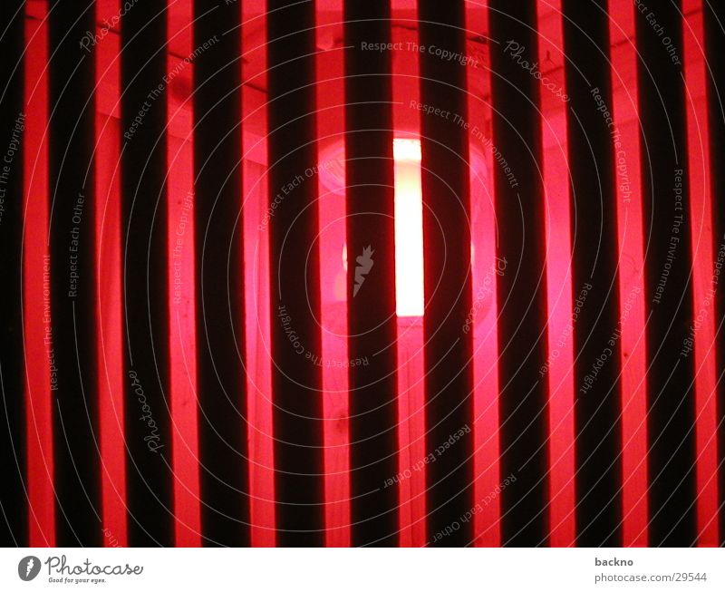 Saunabeleuchtung rot Lampe Gitter Licht Freizeit & Hobby