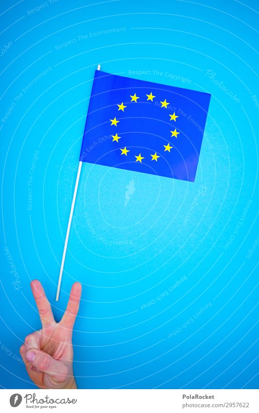 #S# Peace Europa lernen ästhetisch Europäer Europacenter Europa Parlament Europafahne Stern (Symbol) Wahlen Frieden Finger blau Europatag Wahlkampf