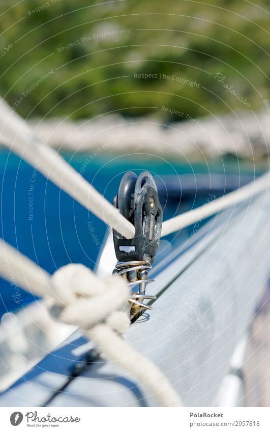 #S# roll on Schifffahrt Kreuzfahrt Bootsfahrt einzigartig Segeln Seil rollen Ferien & Urlaub & Reisen Segeltörn Umlenkrollen Umweg Knoten Meer Bucht Freiheit