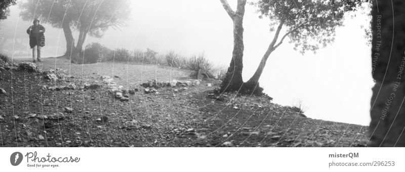 We march. Kunst ästhetisch mystisch Surrealismus spukhaft Gespensterwald Nebel Nebelbank Nebelwald Nebelwand Nebelstimmung Nebelhorn (Berg) Landkreis Regen