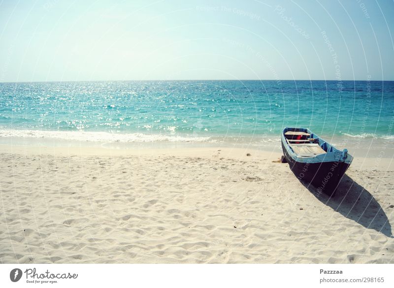 Karibikhafen Ferien & Urlaub & Reisen Tourismus Ferne Kreuzfahrt Sommer Sommerurlaub Sonne Sonnenbad Strand Meer Insel Sand Horizont Kolumbien Bootsfahrt
