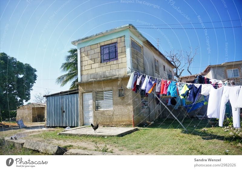 Haus in Mantanzas Matanzas Kuba Varadero Dorf Einfamilienhaus Hütte Bauwerk Gebäude einfach einzigartig Hilfsbereitschaft rebellieren Ferien & Urlaub & Reisen