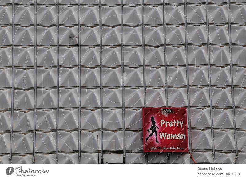 Pretty Woman Lifestyle kaufen elegant Stil schön Handel Kaufhaus Mauer Wand Fassade Mode Bekleidung Blühend glänzend sparen ästhetisch außergewöhnlich exotisch