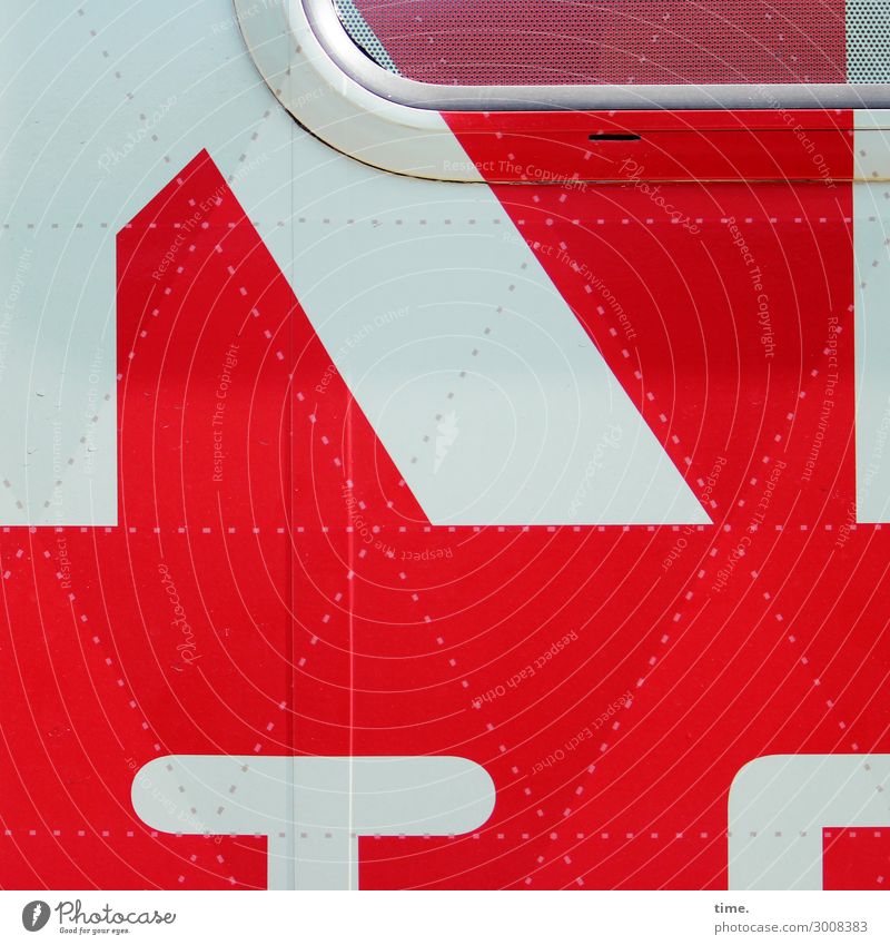 Materialmix Verkehr Autofahren Wohnmobil durchsichtig Dekoration & Verzierung Naht Metall Kunststoff Zeichen Schriftzeichen Schilder & Markierungen Linie