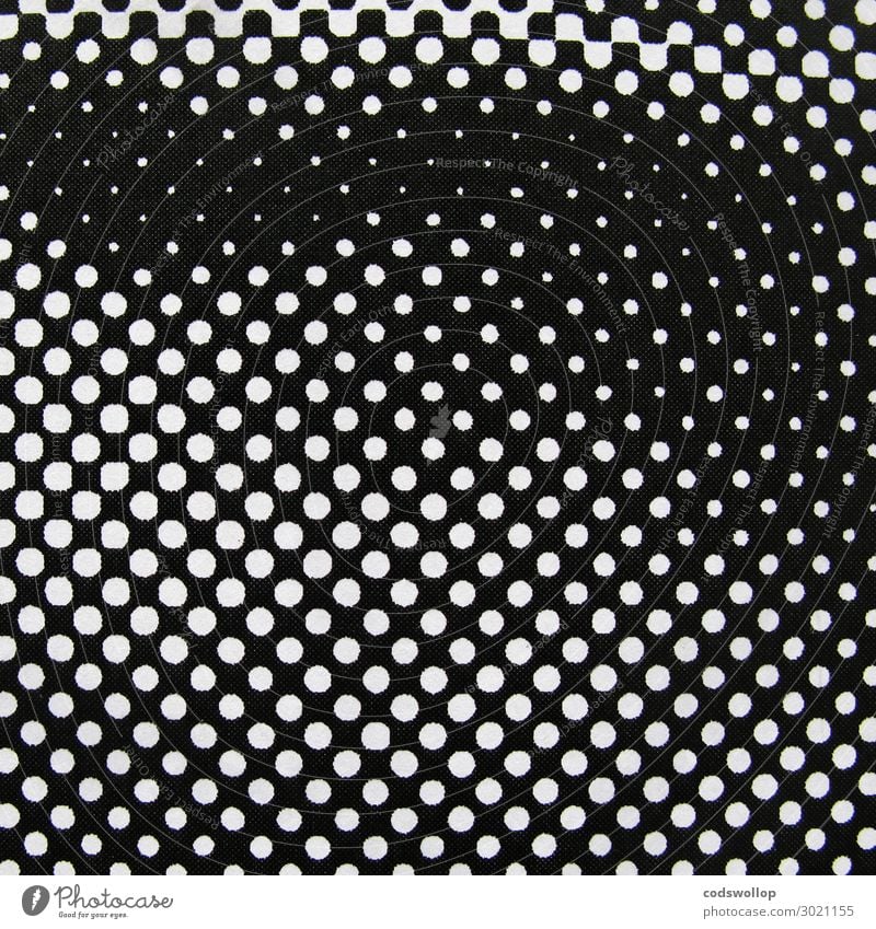 konzentrationsverlauf Druckerzeugnisse Druckerei Raster schwarz weiß Design Rasterpunkt Halbton Halbtonbild Schwarzweißfoto abstrakt Muster Strukturen & Formen