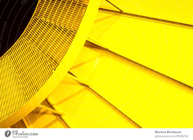 Gelbes radiales hellgelbes Stahlmuster Farbe strahlenförmig kreisrund Konsistenz Tapetenkleber Rakete Schweißen Muster