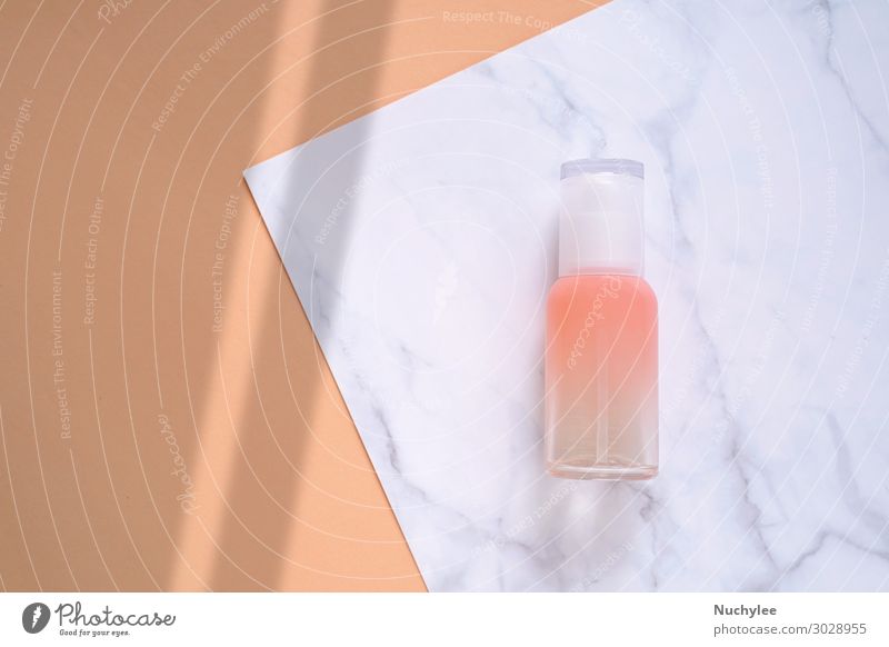 Flache Auflage des Hautpflegemittels Flasche Körper Gesicht Creme Behandlung Medikament Spa Natur Container Mode Verpackung Paket frisch natürlich rosa