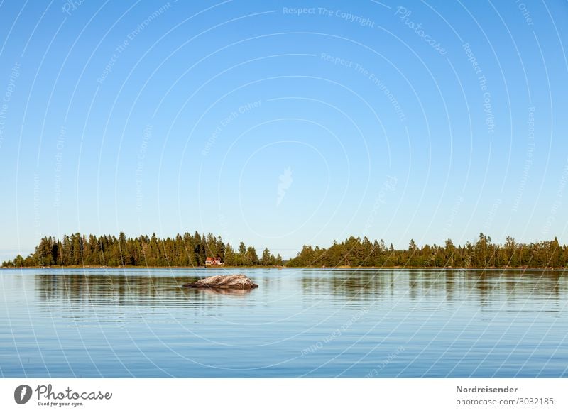 Ostsee in Schweden Ferien & Urlaub & Reisen Camping Sommer Sommerurlaub Meer Insel Natur Landschaft Wasser Wolkenloser Himmel Frühling Herbst Schönes Wetter