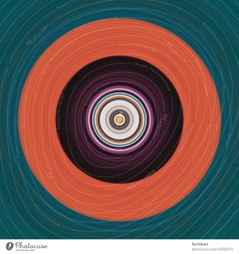 Circle 3593 Kreis rund Farbe Licht abstrakt mehrfarbig Punkt Strukturen & Formen Zentrum Linien Kreislauf Grafik u. Illustration Bewegung Design Idee Yoga