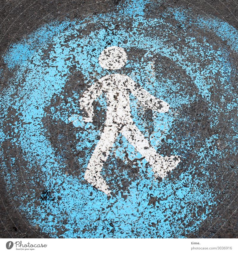 Hier können Sie baden gehen Verkehr Verkehrswege Fußgänger Straße Wege & Pfade Verkehrszeichen Verkehrsschild Asphalt Teer Farbe Zeichen Schilder & Markierungen
