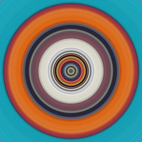 Circle 3589 Kreis rund Farbe Licht abstrakt mehrfarbig Punkt Strukturen & Formen Zentrum Linien Kreislauf Grafik u. Illustration Bewegung Design Idee Yoga
