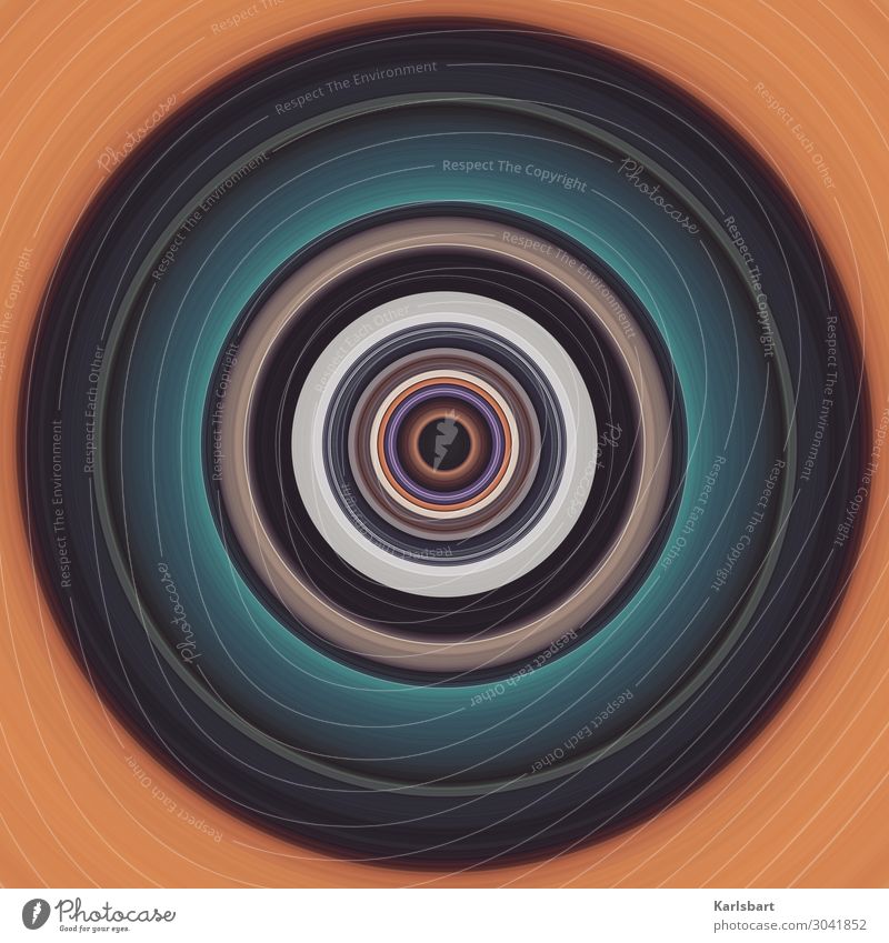 Circle Kreis Zirkel Yoga Design rund harmonisch hypnotisch Detailaufnahme Farbe Interior