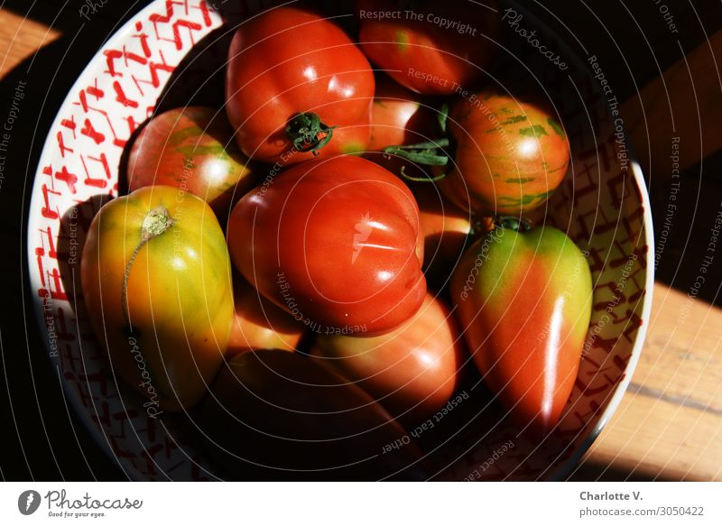 Tomaten in einer Schale Natur kaufen Essen Gesundheit nachhaltig Farbfoto Innenaufnahme Menschenleer