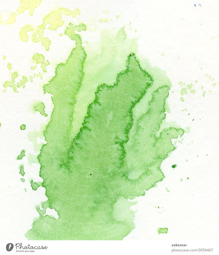 Aquarell Kunst Kunstwerk Gemälde Wasserfarbe Farbe Farbfleck Spritzer Farbspritzer Lettering Handlettering Natur Frühling ästhetisch Fröhlichkeit frisch