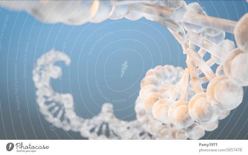 DNA (3D Render) Gesundheitswesen Wissenschaften Genetik Doppelhelix Helix Fortschritt Gesellschaft (Soziologie) Perspektive Grafik u. Illustration