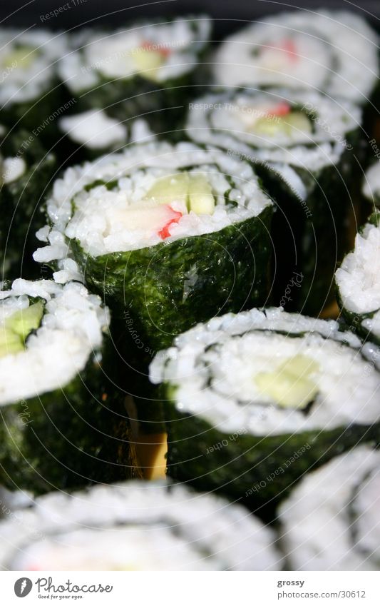 sushi Sushi Chinesisch lecker Ernährung Makroaufnahme Japan