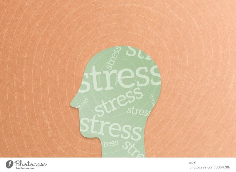 Stress Mensch Kopf 1 Zeichen Schriftzeichen Müdigkeit Unlust Schmerz Erschöpfung Ärger gereizt Frustration chaotisch Gesellschaft (Soziologie) Gesundheit