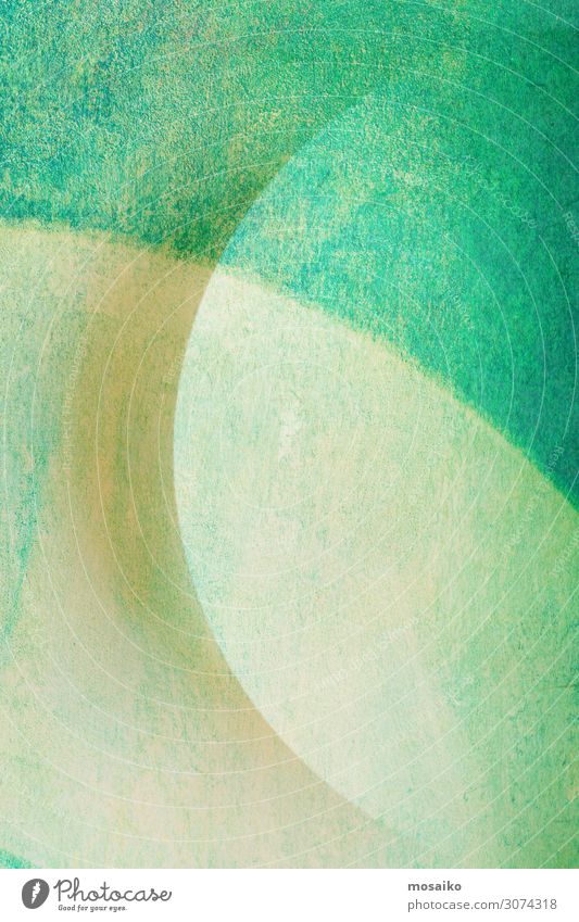 Kreisrund - grafische Formen - grüne Pastelltöne Lifestyle kaufen elegant Stil Design Freude Wellness Wohlgefühl Dekoration & Verzierung Kunst retro Farbe