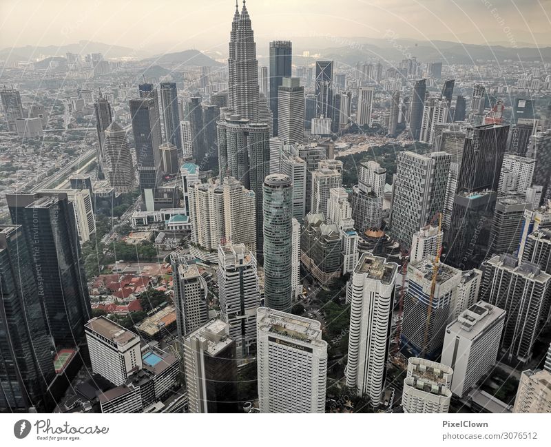 Kuala Lumpur Lifestyle Ferien & Urlaub & Reisen Tourismus Abenteuer Ferne Sightseeing Städtereise Stadt Skyline Hochhaus Turm Gebäude Architektur