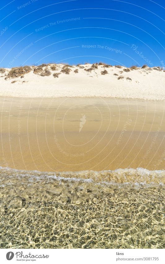 Strand Meer Düne Sand Wasser Naxos Menschenleer