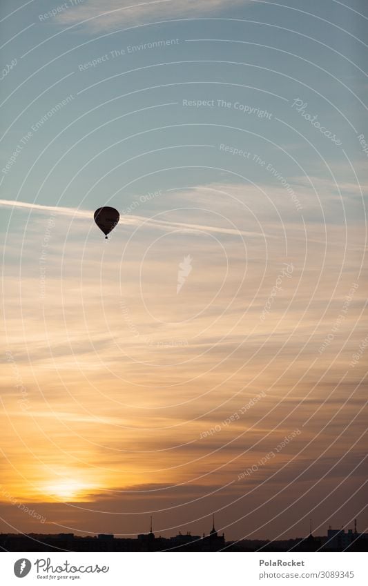 #A# Heiße Luft Umwelt Natur ästhetisch Ballone Luftballon Ballonfahrt Dresden Sonnenaufgang hoch Hochformat aufwachen Farbfoto Gedeckte Farben Außenaufnahme