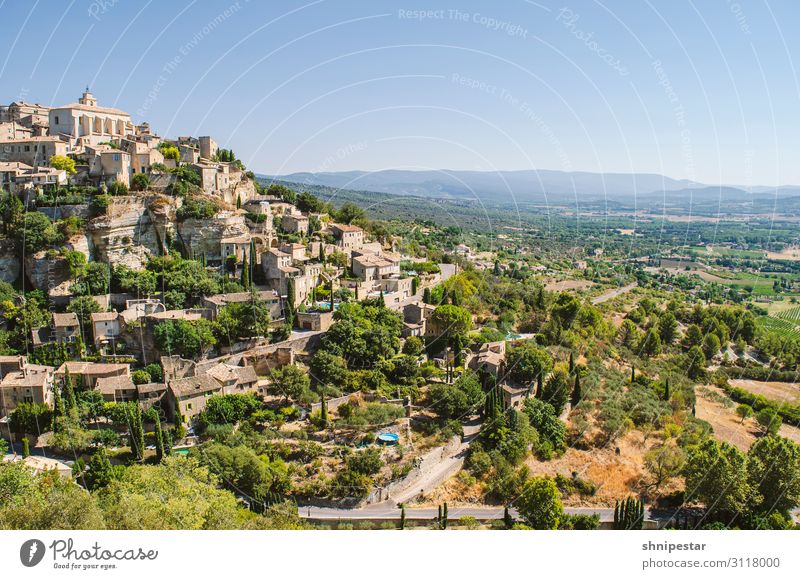 Gordes, Provence-Alpes-Côte d’Azur, Frankreich elegant Wohlgefühl Ferien & Urlaub & Reisen Tourismus Ausflug Sightseeing Städtereise Sommer Sommerurlaub wandern