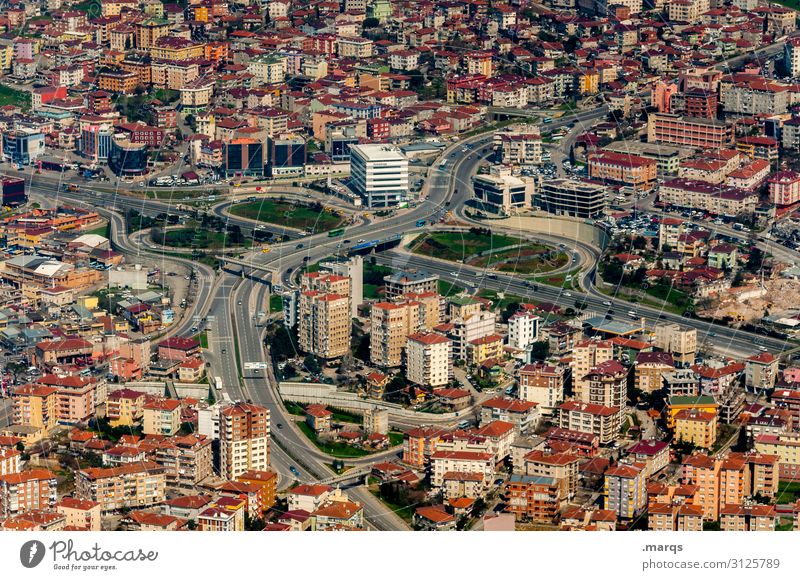 Istanbul Panorama (Aussicht) Vogelperspektive Gebäude Stadtzentrum Ferien & Urlaub & Reisen Tourismus Städtereise Architektur Naher und Mittlerer Osten