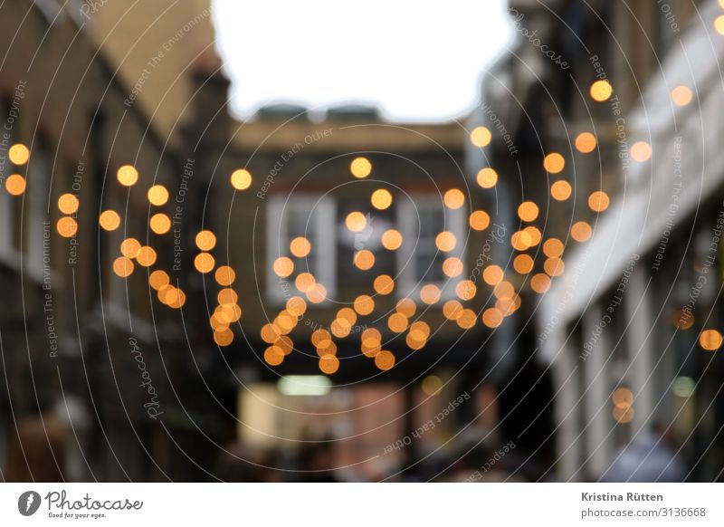 lichterkette Dekoration & Verzierung Feste & Feiern Weihnachten & Advent Silvester u. Neujahr Veranstaltung London brick lane glänzend leuchten rund Stimmung