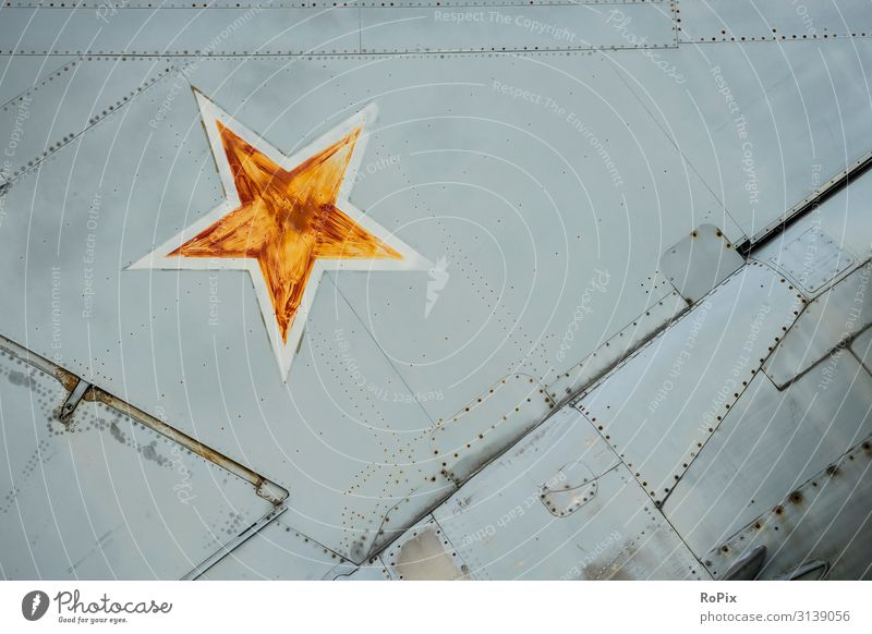 Sowjetischer Star in einem Kampfflugzeug. Lifestyle Design Ferien & Urlaub & Reisen Tourismus Sightseeing Wissenschaften Arbeit & Erwerbstätigkeit Beruf