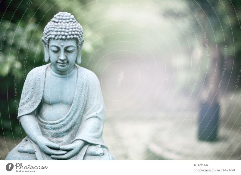 immer schön mit der ruhe .. ruhig achtsam Erholung Wellness Kur Buddha Figur Religion & Glaube Spiritualität östliche Weisheit Buddhismus Meditation