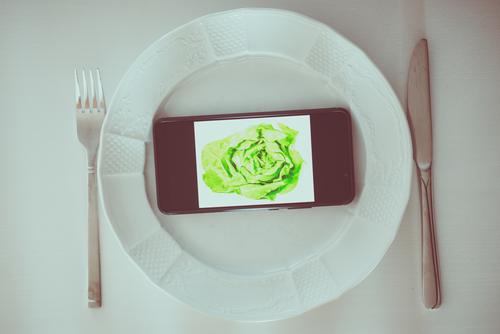 social-media & realität Lebensmittel Ernährung Essen Vegetarische Ernährung Diät Lifestyle kaufen Reichtum elegant Stil Design Freude Geld sparen schön