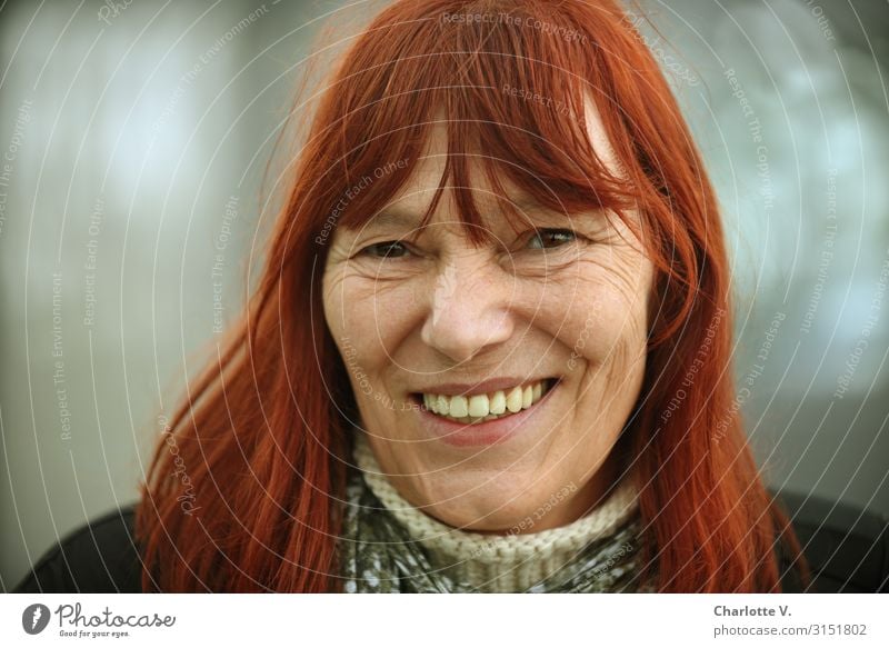 Lebensfreude | UT HH 19 Mensch feminin Frau Erwachsene Weiblicher Senior 45-60 Jahre Lächeln leuchten authentisch frei Fröhlichkeit frisch Glück einzigartig nah