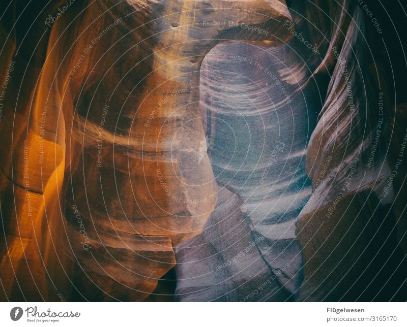 Antelope Canyon Amerika USA Felsen Lichteinfall Lichterscheinung