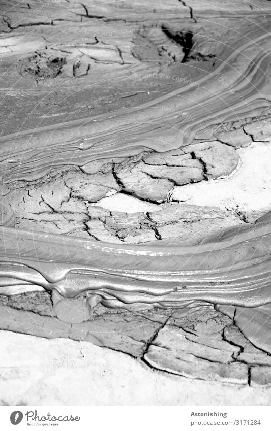 Matsch Umwelt Natur Landschaft Dürre Vulkan Schlammvulkan Noroiosi Berca Rumänien Sand trocken grau schwarz Reisefotografie Mondlandschaft exotisch